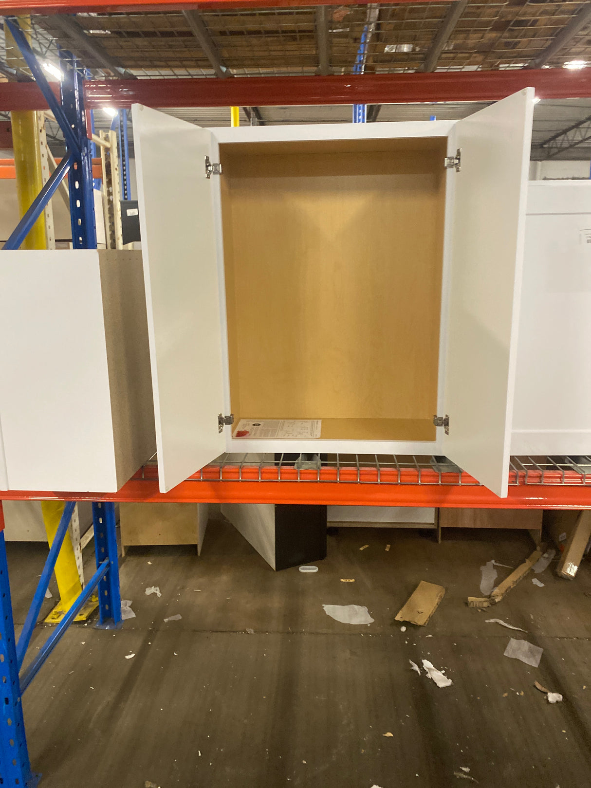 Shaker 27 in. W x 12 in. D x 36 in. H Assembled Wall Kitchen Cabinet in Satin White