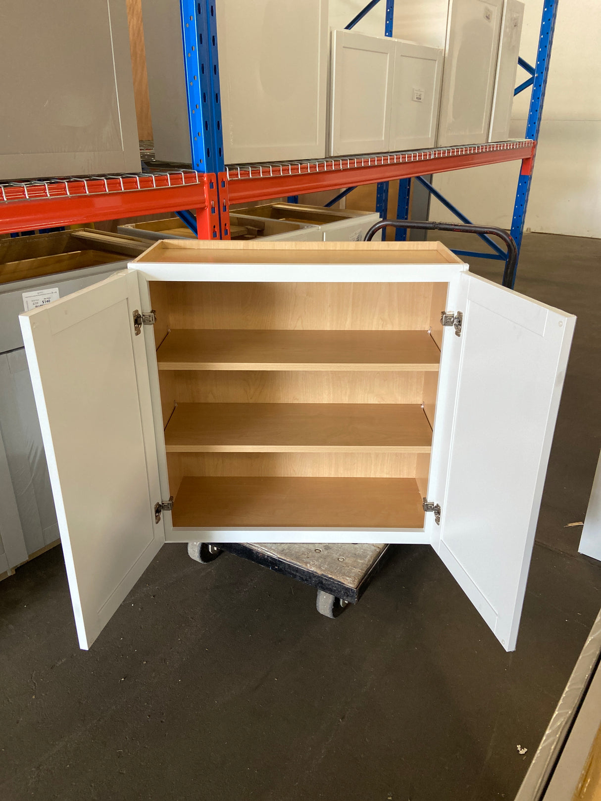 Courtland Shaker Assembled 30 in. x 30 in. x 12 in. Stock Wall Kitchen Cabinet in Polar White Finish