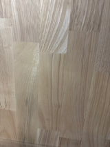 4 ft. L x 25 in. D Unfinished Hevea Solid Wood Butcher Block Countertop With Square Edge
