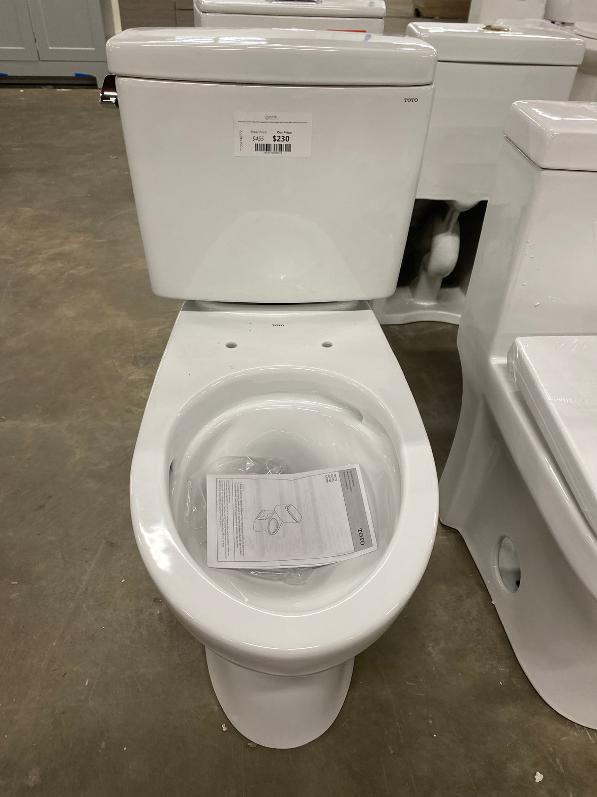 Drake 2-Piece 1.6 GPF Single Flush Elongated ADA Comfort Height Toilet in Cotton White, SoftClose Seat Included