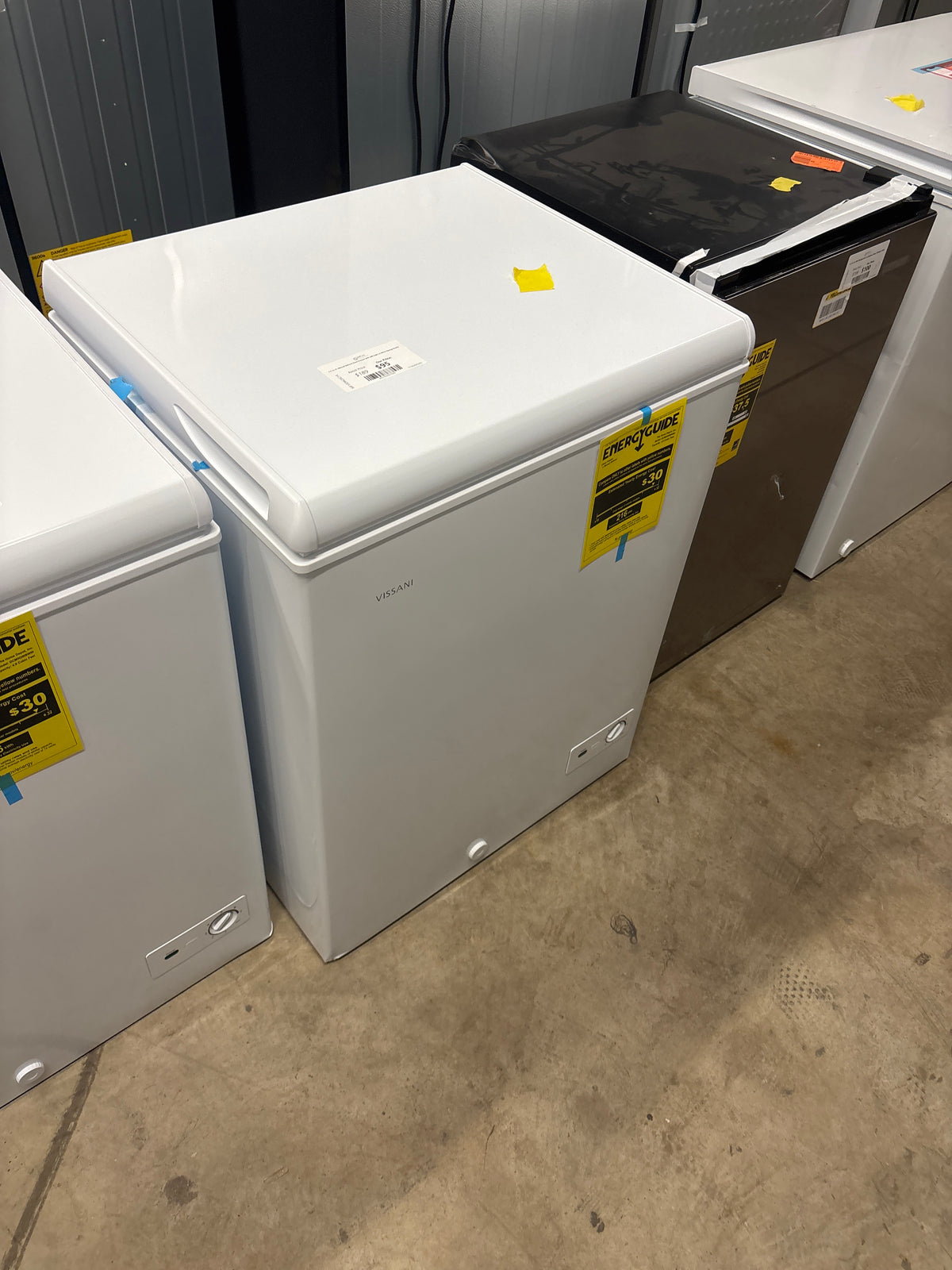 5.0 cu. ft. Manual Defrost Chest Freezer with LED Light in White Garage Ready