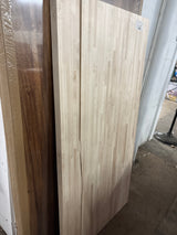 5 ft. L x 30 in. D Unfinished Maple Solid Wood Butcher Block Desktop Countertop with Square Edge