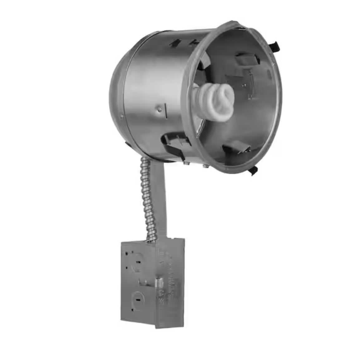 H27 6 in. Aluminum Recessed Lighting Housing for Remodel Shallow Ceiling Insulation Contact Air-Tite (6-Pack)
