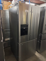 LG 21.8 cu. ft. 3-Door Smart French Door Refrigerator with Ice Maker and Water Dispenser in Stainless Steel