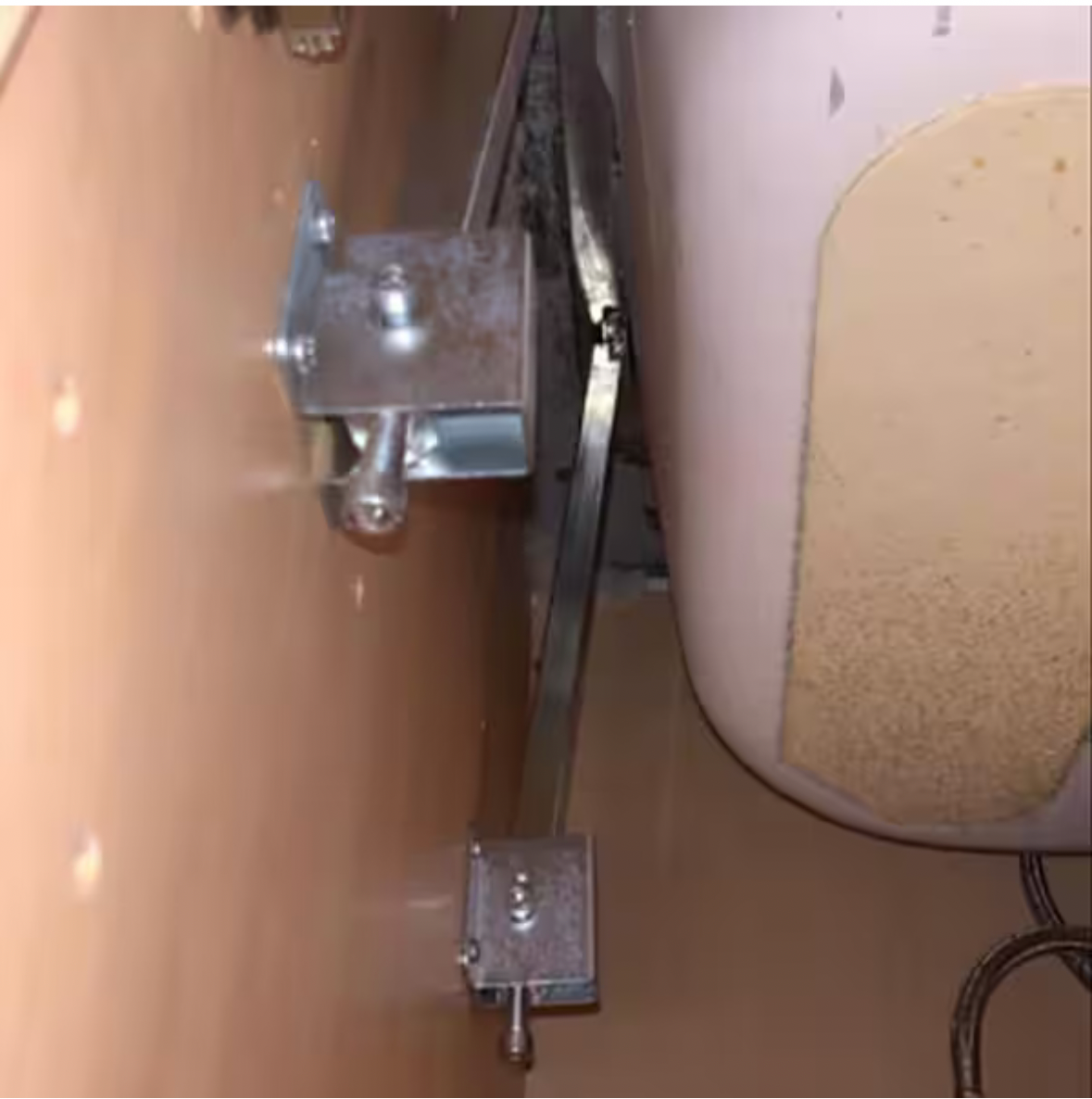 12.5 in. H x 4 in. W x 2 in. D Silver Steel Undermount Sink Brackets, Sink Repair Kit System (6-Pack)