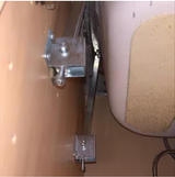 12.5 in. H x 4 in. W x 2 in. D Silver Steel Undermount Sink Brackets, Sink Repair Kit System (6-Pack)