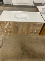 Sterling Collection Vanity 2dr 6dw 48''W x 22''D x 33.5''H in Natural Oak