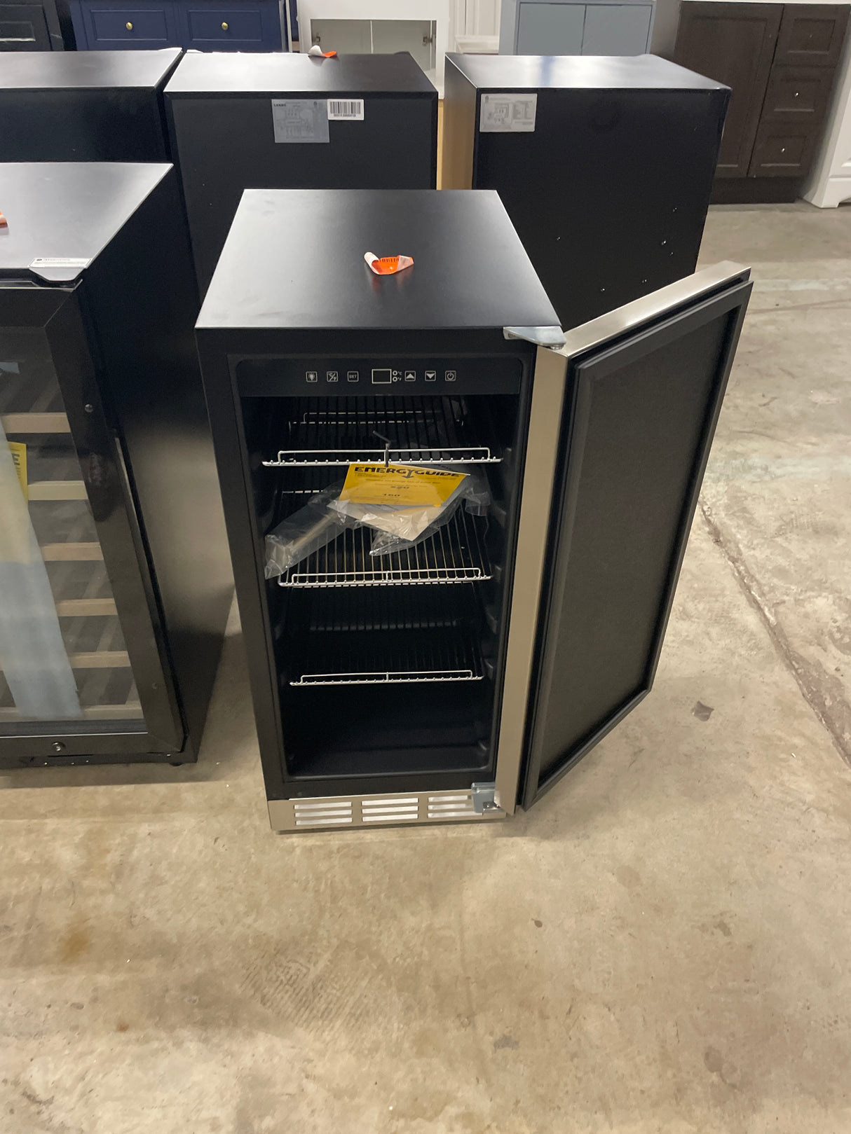3.1 cu.ft. 128-Cans Built-In/Freestanding Outdoor Cooler Fridge In Stainless Steel, Antifouling, Waterproof