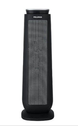 1500-Watt 23 in. Digital Tower Indoor Ceramic Heater Quiet Operation w/ Safety Overheat Protection and Fan Mode in Black