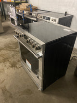 Professional 30 in. 5 Element Slide-In Electric Range in Stainless Steel with Air Fry and Total Convection