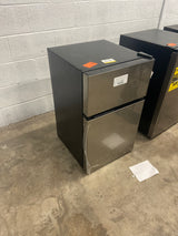 3.1 cu. ft. 2-Door Mini Refrigerator in Stainless Steel with Freezer, ENERGY STAR