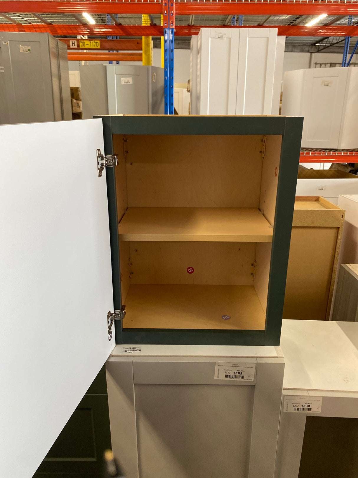 Greenwich Aspen Green 23 in. H x 18 W x 12 in. D Plywood Kitchen Cabinet