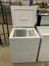 5.0 cu. ft. Manual Defrost Chest Freezer with LED Light in White Garage Ready