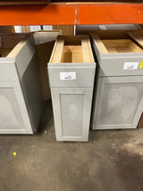 Westfield Dusk Gray Shaker Stock Assembled Base Kitchen Cabinet (12 in. W x 23.75 in. D x 35 in. H)