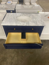 Sterling Vanity 1dw 36x22x34 in Blue