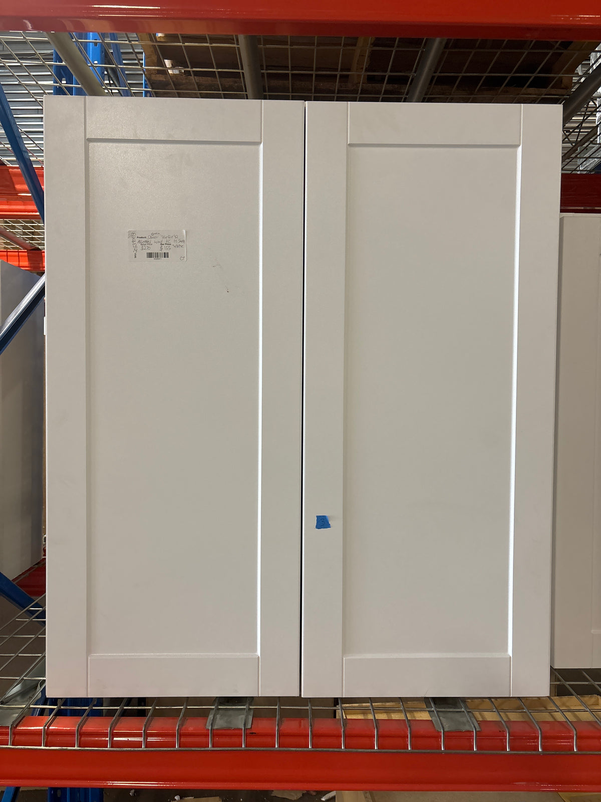 Shaker 36 in. W x 12 in. D x 42 in. H Assembled Wall Kitchen Cabinet in Satin White