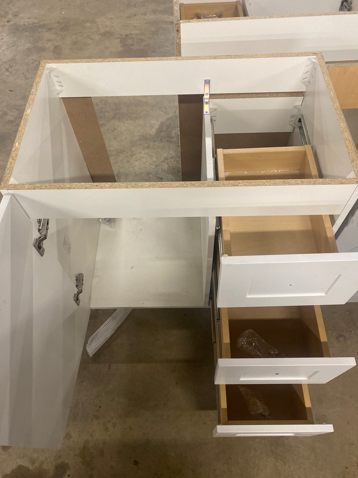 Bannister 31 in. W x 19 in. D x 35 in. H Single Sink Freestanding Bath Vanity in White without Top