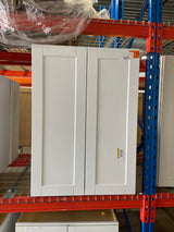Shaker 30 in. W x 12 in. D x 42 in. H Assembled Wall Kitchen Cabinet in Satin White
