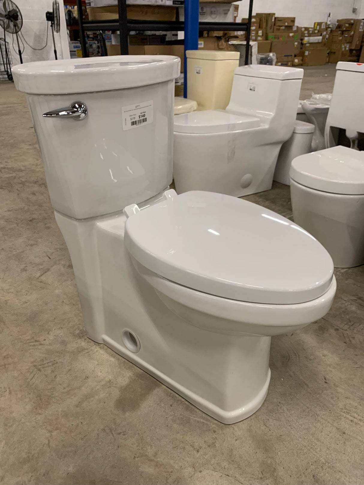 Cadet 3 Decor Tall Height 2-Piece 1.28 GPF Single Flush Elongated Toilet with Seat in White, Seat Included