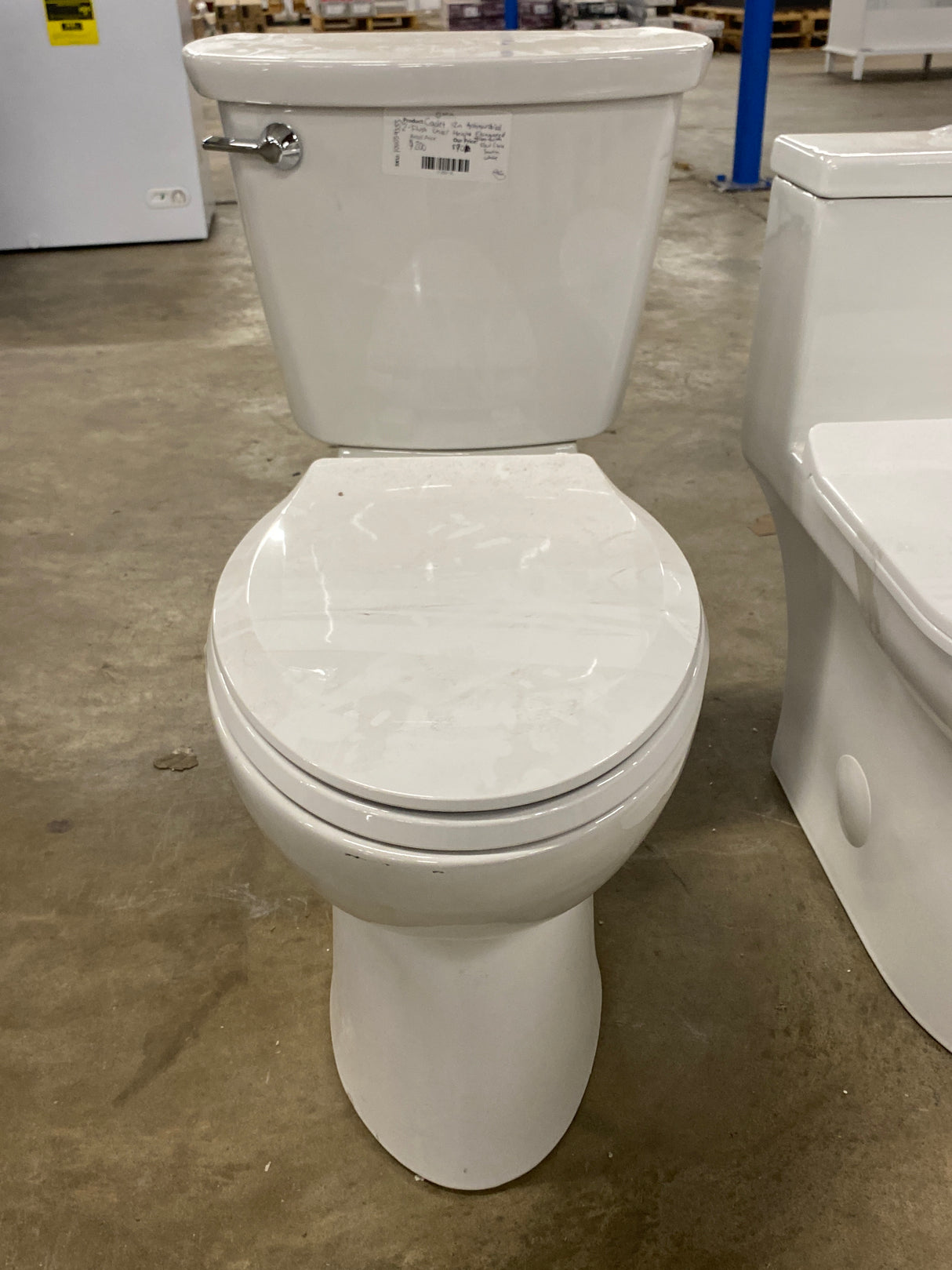 Cadet 12 in. Antimicrobial 2-Piece 1.28 GPF Single Flush Chair Height Round Toilet with Slow Close Seat in White