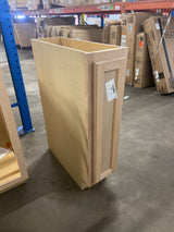 Hampton Assembled 9x34.5x24 in. Base Cabinet in Unfinished Beech