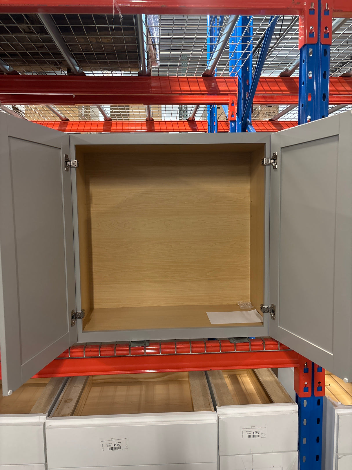 Westfield Dusk Gray Shaker Stock Assembled Wall Kitchen Cabinet (30 in. W x 12 in. D)