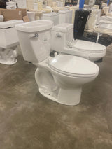 Cadet 3 in. Tall Height 2-piece 1.0/ 1.6 GPF Dual Flush Elongated Toilet in White, Seat Included