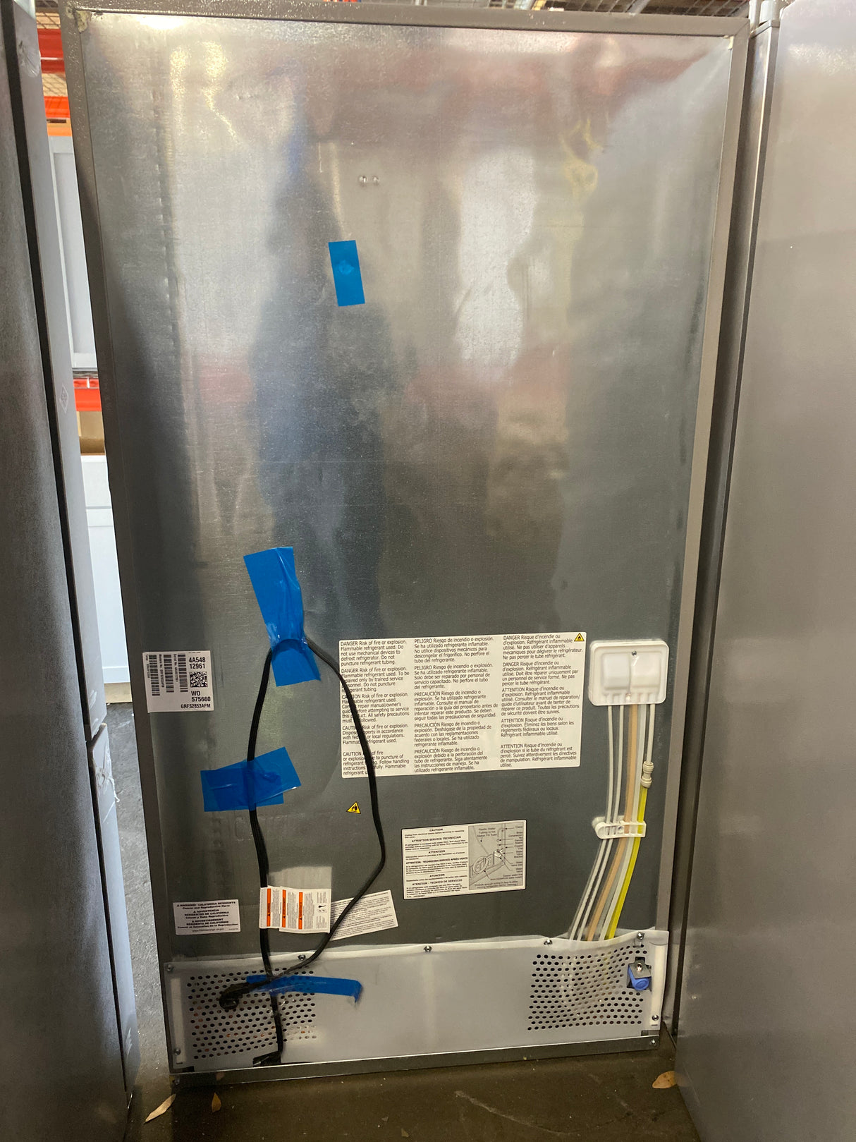 Gallery 36 in. 28 cu. ft. Standard Depth French Door Refrigerator in Smudge-Proof Stainless Steel
