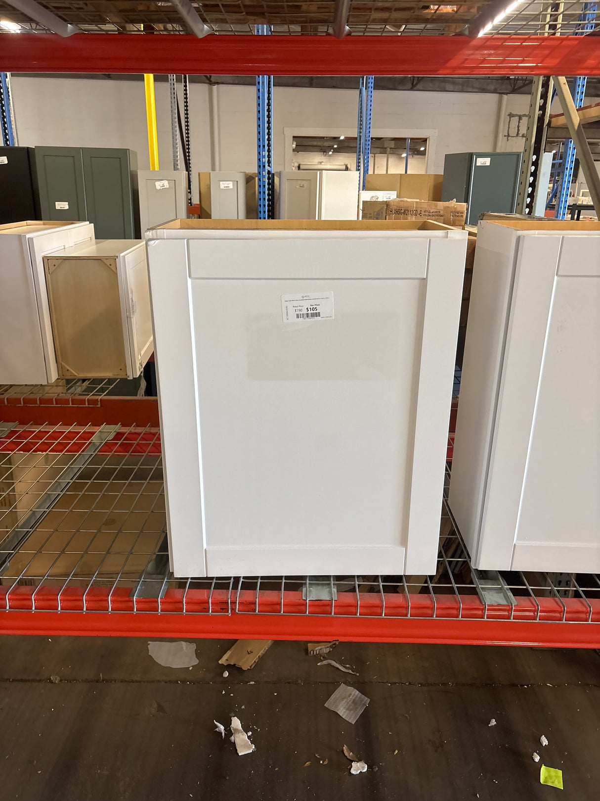 Shaker Satin White Stock Assembled Wall Kitchen Cabinet (24 in. x 30 in. x 12 in.)