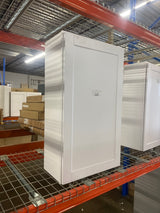 Shaker 24 in. W x 12 in. D x 42 in. H Assembled Wall Kitchen Cabinet in Satin White
