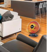 1500-Watt 18.5 in. Electric Ceramic Parabolic Space Heater with Tip-Over Safety