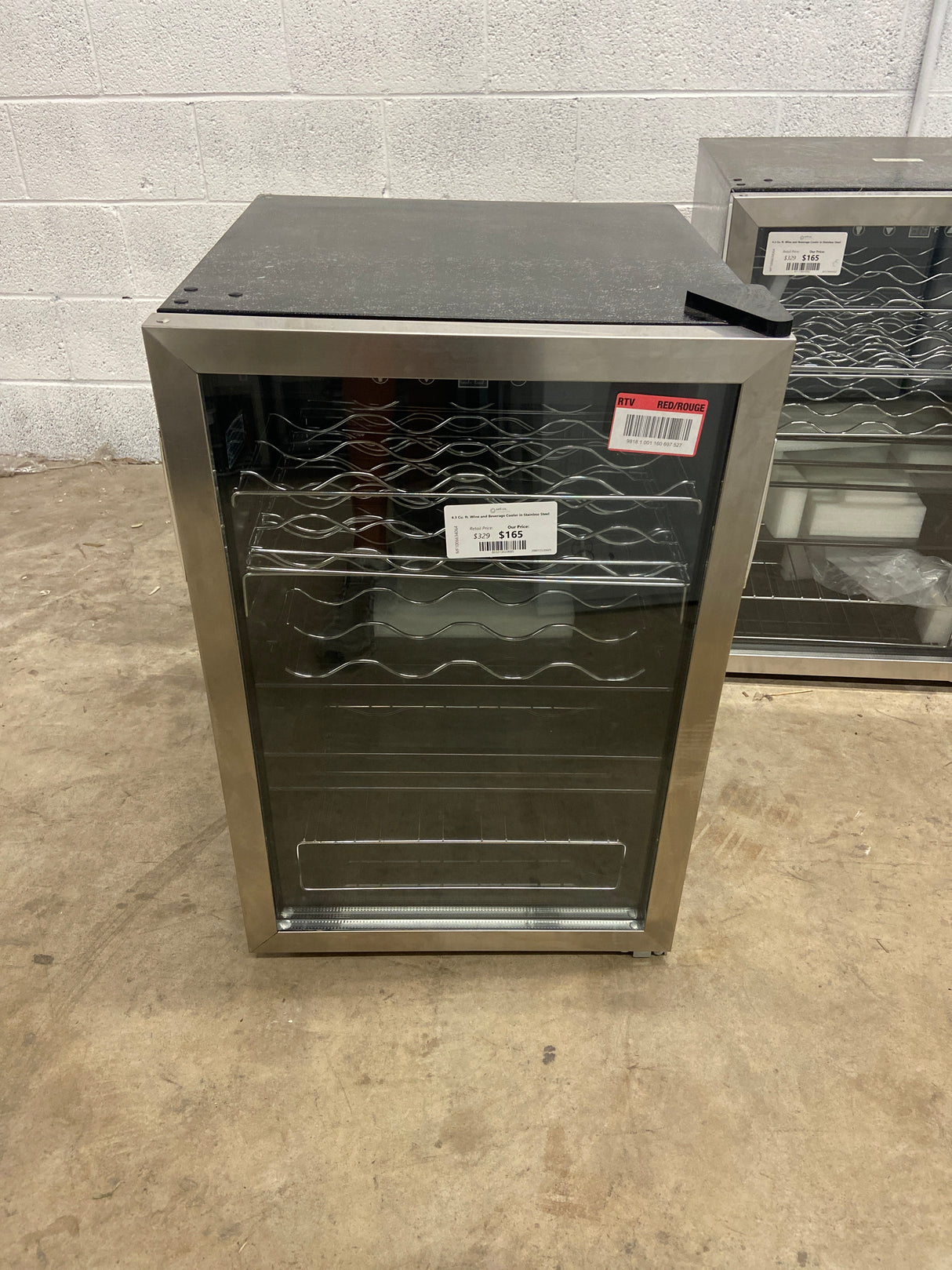 4.3 Cu. ft. Wine and Beverage Cooler in Stainless Steel