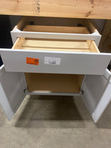 Emerson Whisper Gray Base 1 drawer with 2 door Ready to Assemble Kitchen Cabinet (27 in. W x 34.5 in. H x 24 in. D)