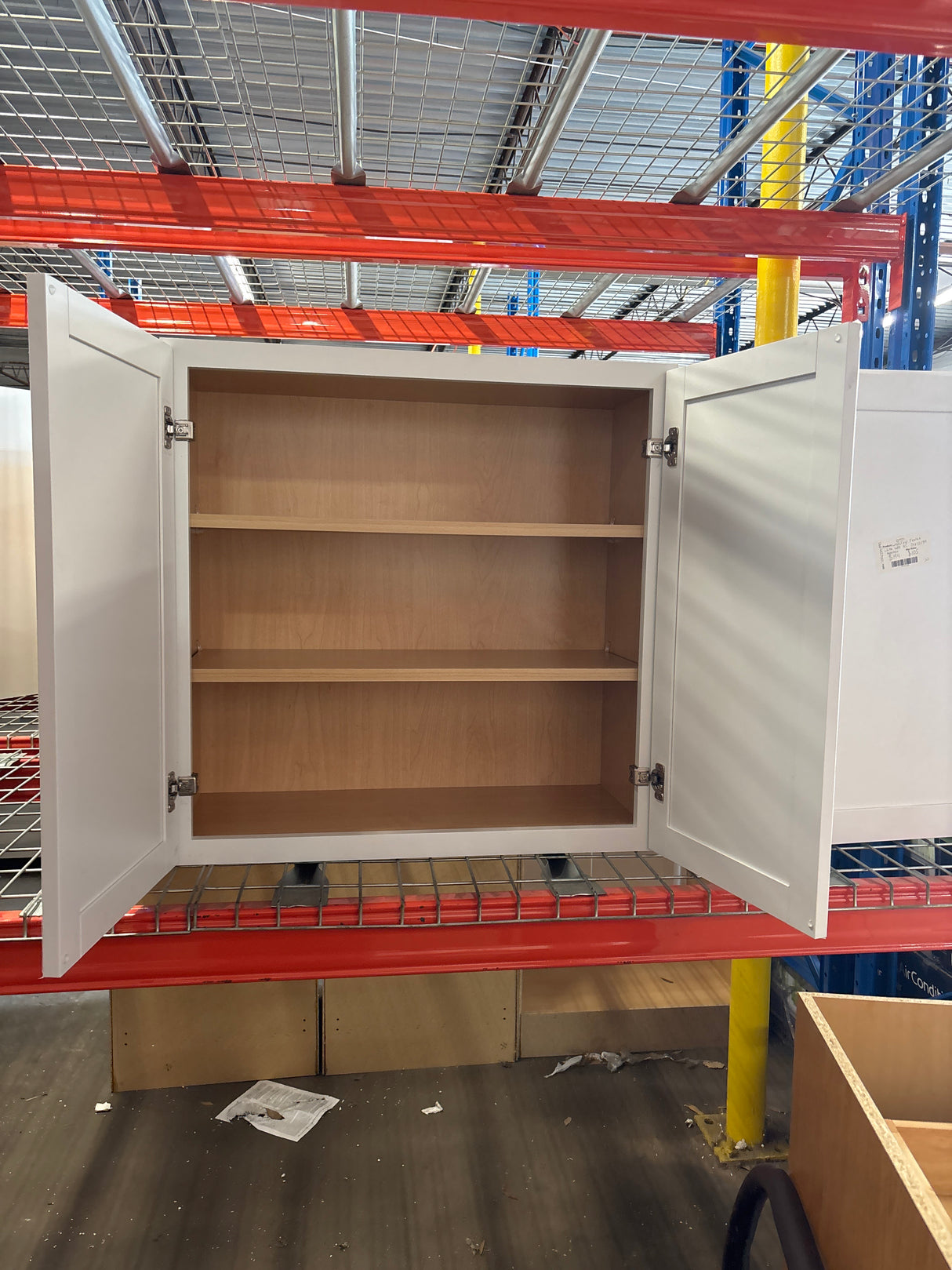 Courtland Shaker Assembled 30 in. x 30 in. x 12 in. Stock Wall Kitchen Cabinet in Polar White Finish