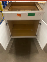 Westfield Feather White Shaker Stock Assembled Base Kitchen Cabinet (30 in. W x 23.75 in. D x 35 in. H)