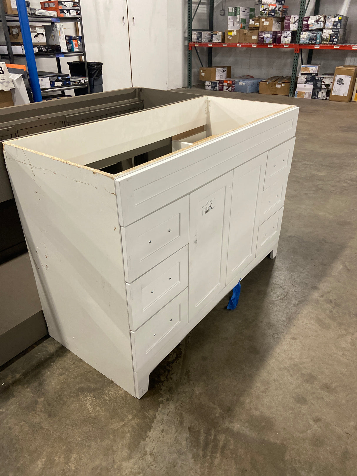 Thornbriar 48 in. W x 22 in. D x 34 in. H Bath Vanity Cabinet without Top in Polar White