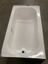 Maui 60 in. x 30 in. Soaking Bathtub with Left Drain in White