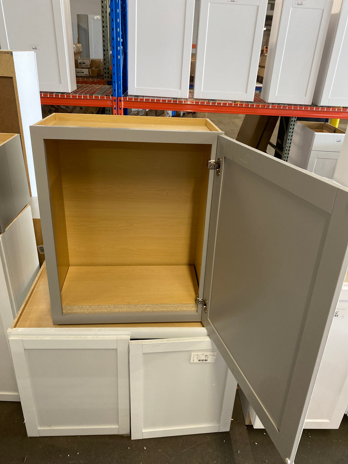 Westfield Dusk Gray Shaker Stock Assembled Wall Kitchen Cabinet (24 in. W x 12 in. D x 30 in. H)