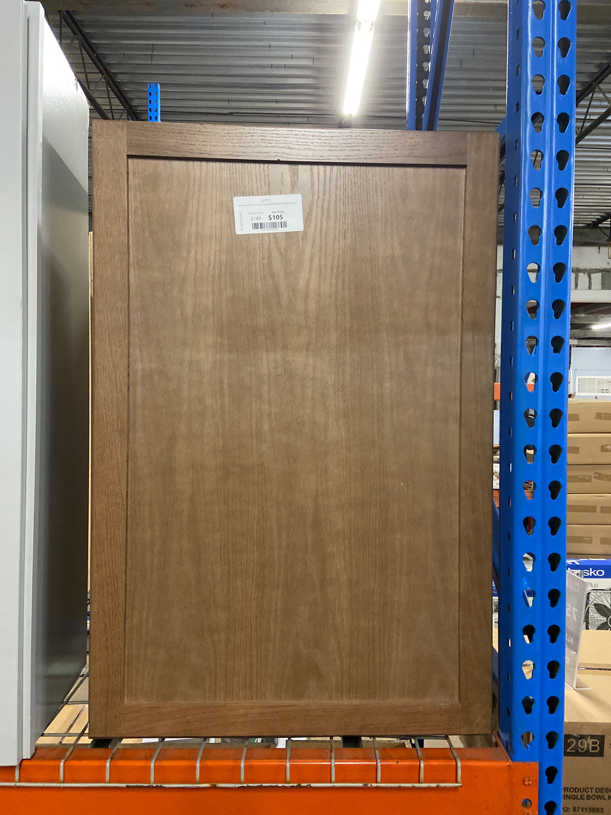 Sinclair 24 in. W x 12 in. D x 36 in. H Assembled Wall Cabinet in Shaker Saddle Oak