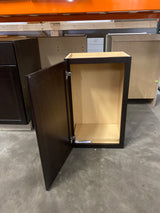 Shaker Assembled 18x30x12 in. Wall Kitchen Cabinet in Java