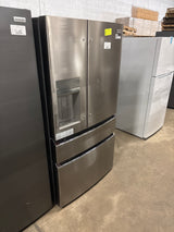 Gallery 36 in. 22 cu. ft. Counter-Depth 4-Door French Door Refrigerator in Smudge-Proof Stainless Steel
