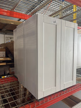 Shaker 27 in. W x 12 in. D x 36 in. H Assembled Wall Kitchen Cabinet in Satin White