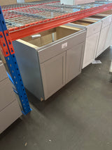 Westfield Dusk Gray Shaker Stock Assembled Sink Base Kitchen Cabinet (36 in. W x 23.75 in. D x 35 in. H)