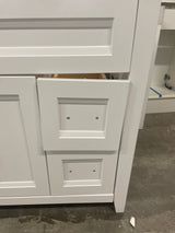Ridge 48 in. W x 22 in. D x 34 in. H Bath Vanity Cabinet without Top in White
