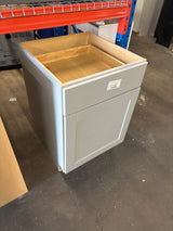 Shaker 24 in. W x 24 in. D x 34.5 in. H Assembled Base Kitchen Cabinet in Dove Gray with Ball-Bearing Drawer Glides