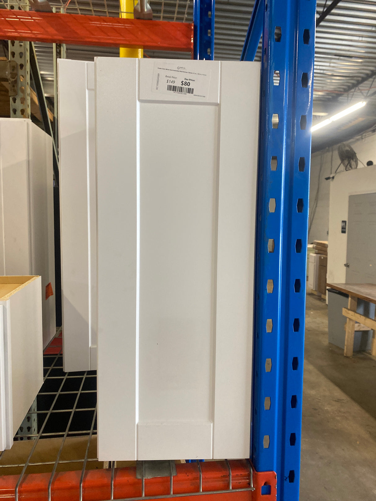 Satin White Stock Assembled Wall m Cabinet (12 in. x 30 in. x 12 in.)