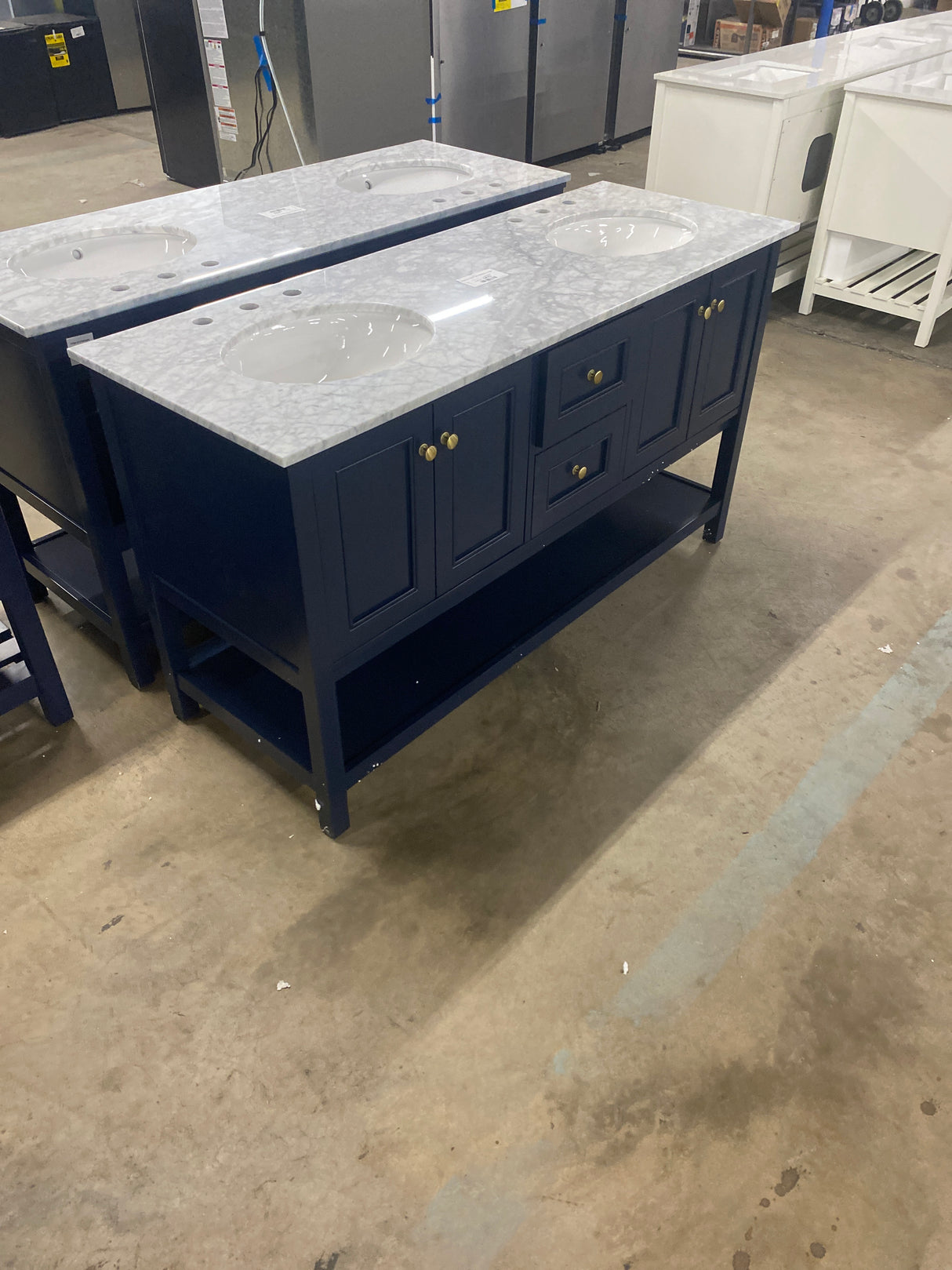 Sterling Vanity 1dw 60x22x34 in Blue