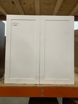 Cambridge Shaker Assembled 36x36x12.5 in. Wall Cabinet with 2 Soft Close Doors in White