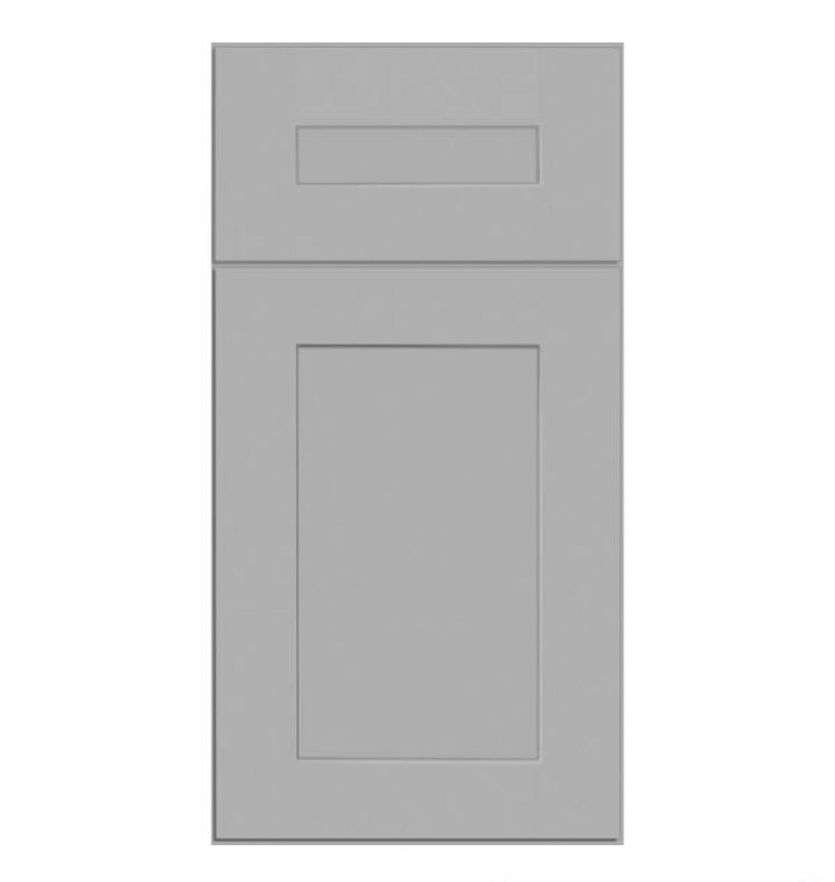 24 in. W x 21 in. D x 34.5 in. H Ready to Assemble Plywood Shaker Base Kitchen Cabinet in Dove Gray