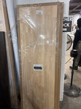 6 ft. L x 25 in. D Unfinished Hevea Solid Wood Butcher Block Countertop With Square Edge